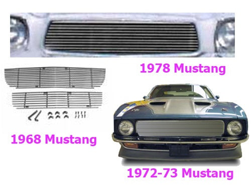 Grille 1972-1973 FOR MUSTANG Insert Mustang