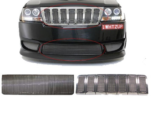Grille 1996-1998 JEEP CHEROKEE 7 Hole Grille Complete Grand Cherokee