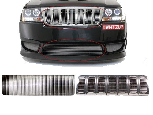 Grille 1996-1998 JEEP CHEROKEE Full Insert To Replace Oe 7Hole Grille
