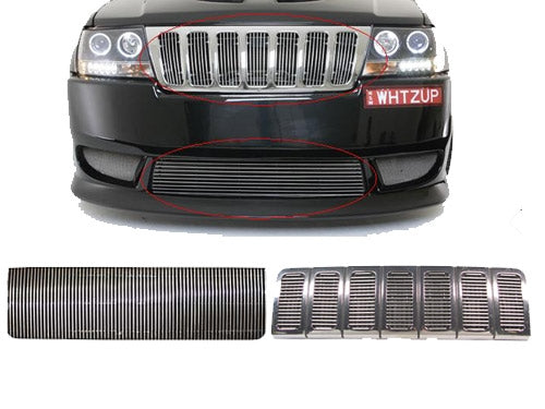 Grille 1999-2003 JEEP GRAN CHEROKEE Slanted Laredo 7Hole Grill