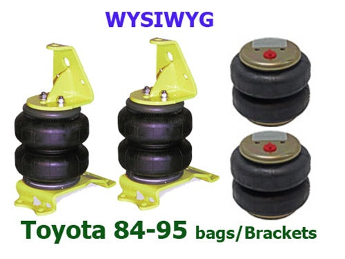 Toyota84-95 Upper/Lower Bag Brackets/Bags pr