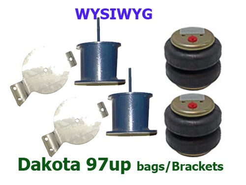 Dakota 97Up Upper/Lower Bag Brackets/Bags pr