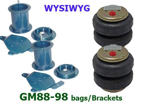 C15 Gm88-98 Upper/Lower Bag Brackets/Bags pr