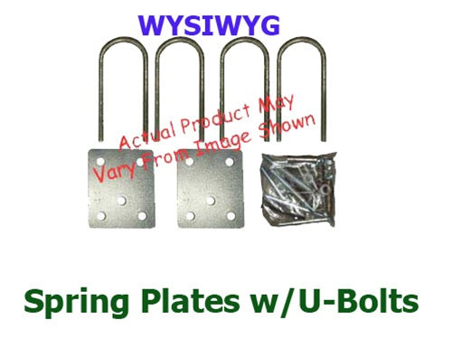 Bag Brackets Spring Plates For 2.50" Leafs/U-Bolts