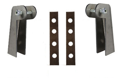 Upper Shock Relocater brackets configurations may vary