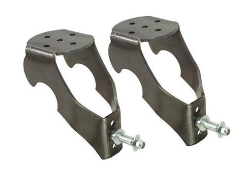 Above Axle Brackets 3.00" diameter pair with shock mount