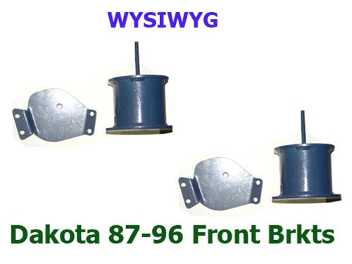 Bag Brackets Only Front Dakota