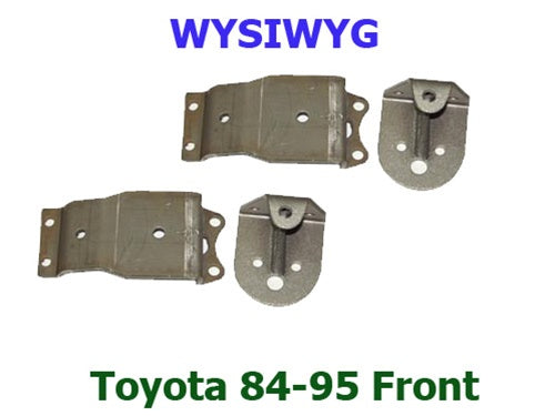 Bag Brackets Only Front Toyota 84-94