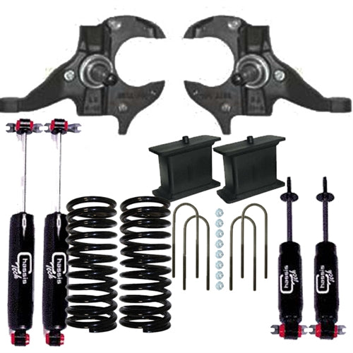 1982-2004 S10 S15 4" Front 5" Rear Drop Kit