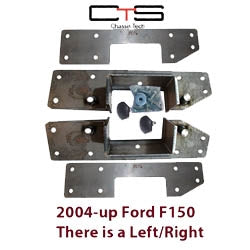 C-Section Frame Notch Kit for 2004-2014  Ford F150 4PC-Notch Kit With Hardware
