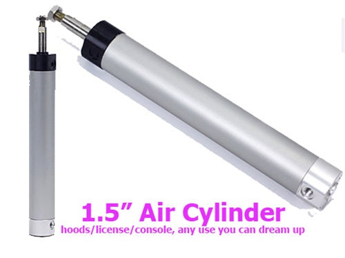 Air Cylinders 1.25" 9" Close Shock Absorbers d 13"Open aprox 40lbs Air-pressure