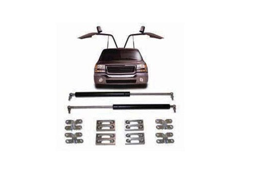Gullwing Doors Comes/4 Precision hinges/2 struts as shown Gull wing