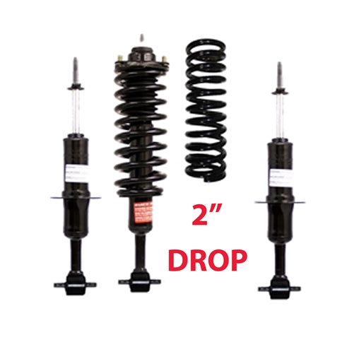 PAIR FRONT 2" DROP Struts 72900 2014-17 Navigator / Expedition *USE YOUR COILS