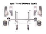 Chevrolet CAMARO 1967-1969 Plug and Play FBSS Complete Air Suspension Kits w/ special 4 link