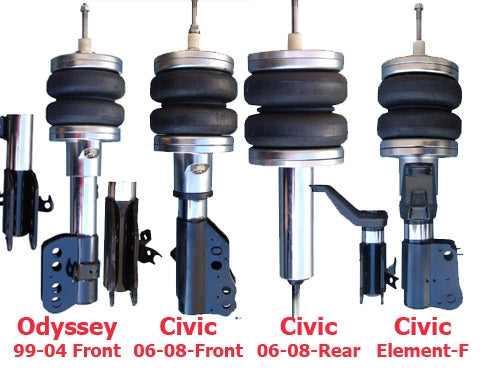 1997-1999 Acura CL Series Front Air Suspension ride kit