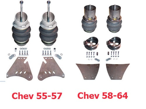 1955-1957 Chev Impala Belair Biscayne Front Air Suspension ride kit