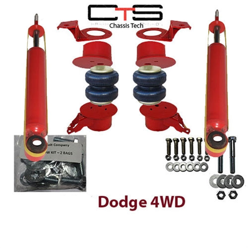 1500 4WD 1994-2001 Old Body Front Air Suspension ride kit. BagsBrackets