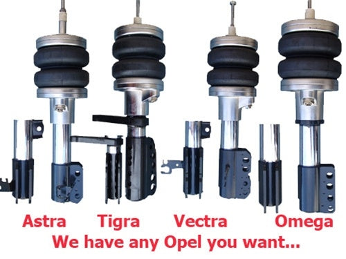 1986-1994 Opel Omega Tigra Front Air Suspension ride kit