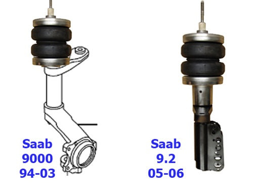 1994-2003 Saab 9000 9.3 Saab Front Air Suspension ride kit