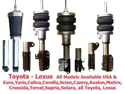 1998-2005 Lexus GS300  GS400  GS430 Rear Air Suspension ride kit. AIRBAGIT Airlift or Ridetech? =STRUT REAR AXLE