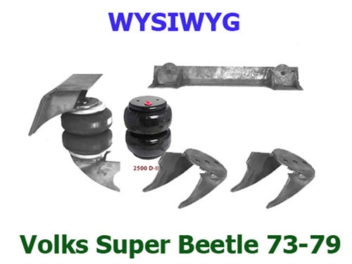 1970-1973 Volkswagen Super Beetle Type 1 Rear Air Suspension ride kit