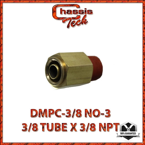 Connector AIRBRAKE FITTING 3/8 tube x 3/8 Male NPT