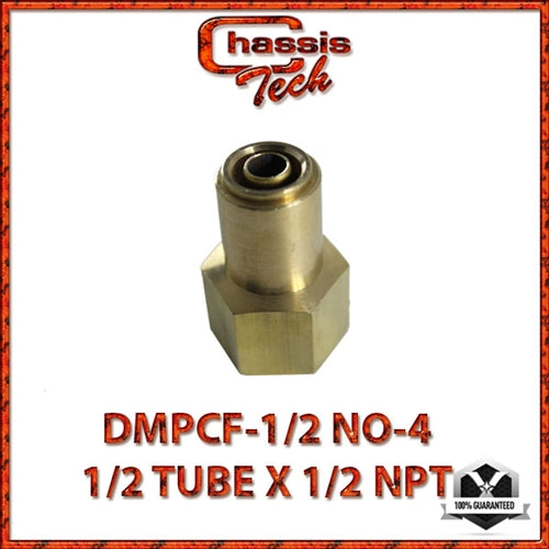 Connector AIRBRAKE FITTING 1/2 tube x 1/2 Female NPT