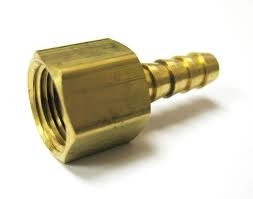 1/4" FeMale NPT Barb Push-on Fitting for 1/4" Hose and also for Gauges