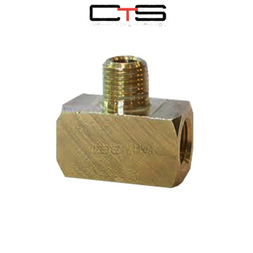 NPT Branch Tee 1/4" Female NPTx1/4" Male NPTx1/4" Female NPT - Air Fittings