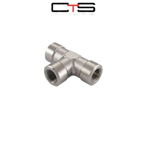 Tee Female 1/8" Female NPTx1/8" Female NPTx1/8" Female NPT - Air Fittings