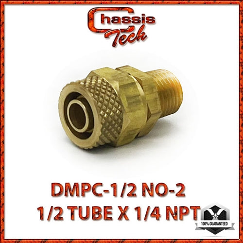 Connector NEVERLEAK FITTING 1/2 tube x 1/4 Male NPT