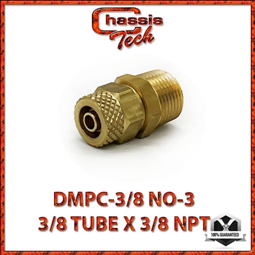 Connector NEVERLEAK FITTING 3/8 tube x 3/8 Male NPT