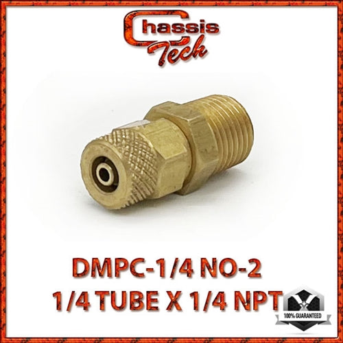 Connector NEVERLEAK FITTING 1/4 tube x 1/4 Male NPT