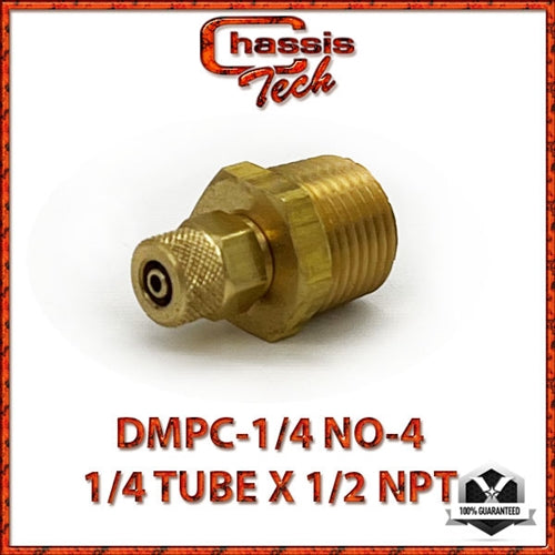 Connector NEVERLEAK FITTING 1/4 tube x 1/2 Male NPT