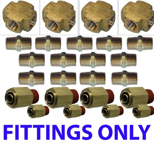 Complete Fitting Kit if you have 1/2" Brass Valves
