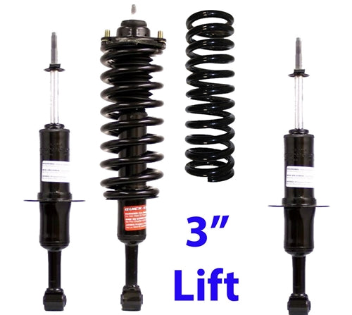 PAIR FRONT 3" LIFT Struts 71369 2003-2006 Navigator / Expedition *USE YOUR COILS
