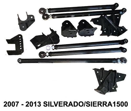 2007-2013 Chevy Silverado/Sierra 1500 4 Link Bolton (no bags)