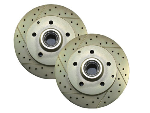 Mustang-II Duece BRAKE ROTORS pair *our hubs studs bearings