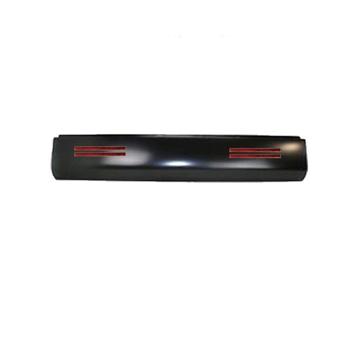1988 to 1998 Chevrolet GMC C1500/2500/3500 Rear Steel Rollpan Smoothy with 4 LEDs