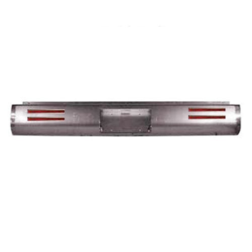 1980 to 1996 Ford F150 STEPSIDE Fabricated  Rear Steel Rollpan License and 4 LEDs