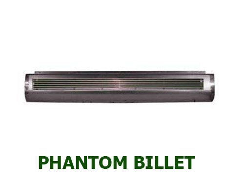 1980 to 1996 Ford F150 Fabricated  Rear Steel Rollpan Smoothy with Phantom Billet