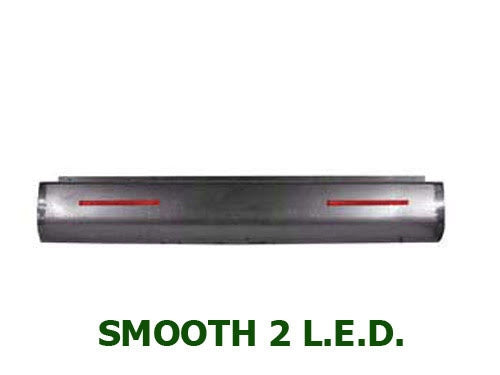1994 to 2003 Chevrolet S10 S15 Rear Steel Rollpan Smoothy with 2 LEDs