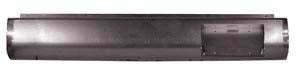 1994 to 2003 Chevrolet S10 S15 Rear Steel Rollpan Smoothy with License Straight Right