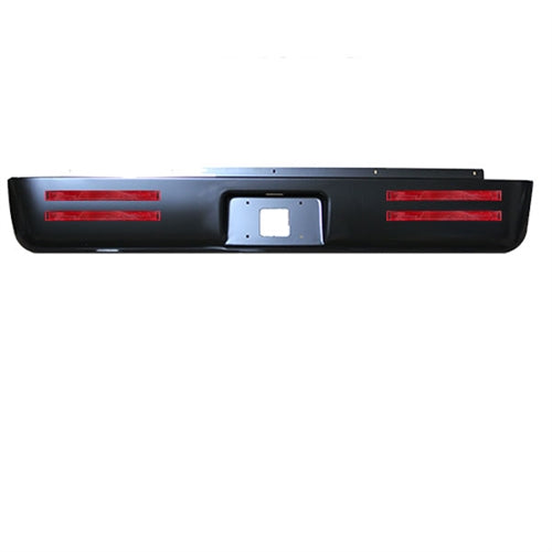 2007 to 2015 GMC Sierra Rear Steel Rollpan License With 4 LED
