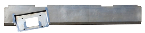 1986  TO 1993 Mazda Pickup Rear Steel Rollpan FABRICATED with License Angled Left