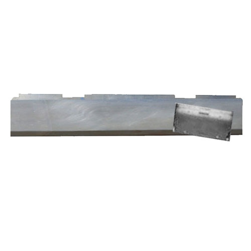 1986  TO 1993 Mazda Pickup Rear Steel Rollpan FABRICATED with License Angled Right