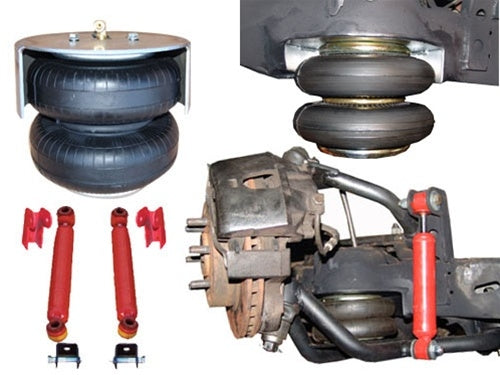 Spring Pocket Eliminators pr Buckets/2600# Air Bags & Shocks