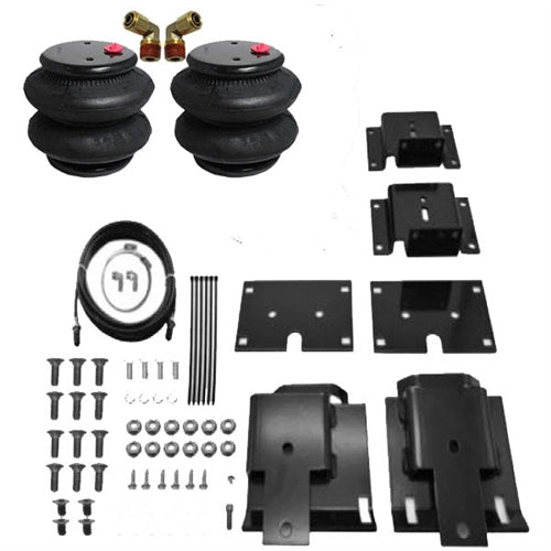 Dodge 2009-2018 RAM 1500 Rear Air Helper Towing Assist Kit Under Frame Works With COIL SPRING