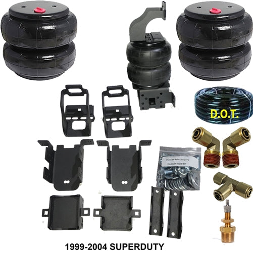 1999-2004 Ford F-250 F-350 Super-Duty Rear Air Helper Towing Assist Kit