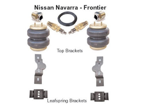 NISSAN 1998-2005 NAVARA Rear Air Helper Towing Assist Kit Outboard Frame